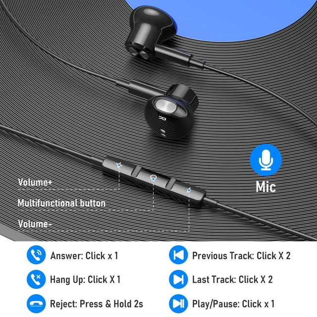 Alt view image 6 of 7 - USB C Headphones Magnetic Wired Earbuds for iPhone 18 Pro Max 17 16 15 16e Noise Isolation In Ear Headphone with Mic Type C Earphone for Samsung S26 Ultra S25 S23 A17 Z Fold 8 for iPad A16 Pixel 10a 9