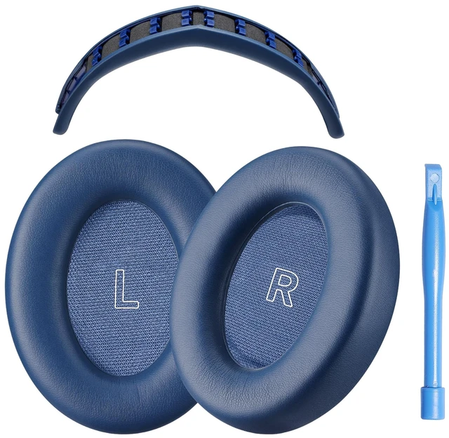 Main image of QC Ultra Replacement Ear pad and Headband Pad Kit Cushion Compatible with Bose QuietComfort Ultra Wireless Headphones (Lunar Blue). Easy DIY Fit Premium Materials