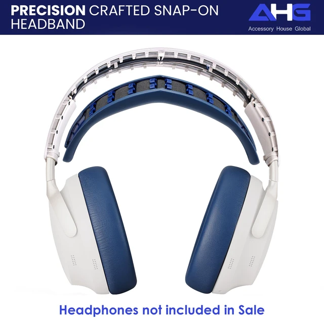Alt view image 5 of 7 - QC Ultra Replacement Ear pad and Headband Pad Kit Cushion Compatible with Bose QuietComfort Ultra Wireless Headphones (Lunar Blue). Easy DIY Fit Premium Materials