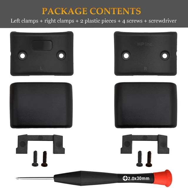 Alt view image 6 of 7 - Cloud 2 Buckles as Same as Stock Cloud II Clamps Fit Great Hinge Side Covers Parts Replacement for HyperX Cloud 2 Wired/Cloud 1/CloudX/Cloud Pro/Cloud Core Wired Gaming Headsets
