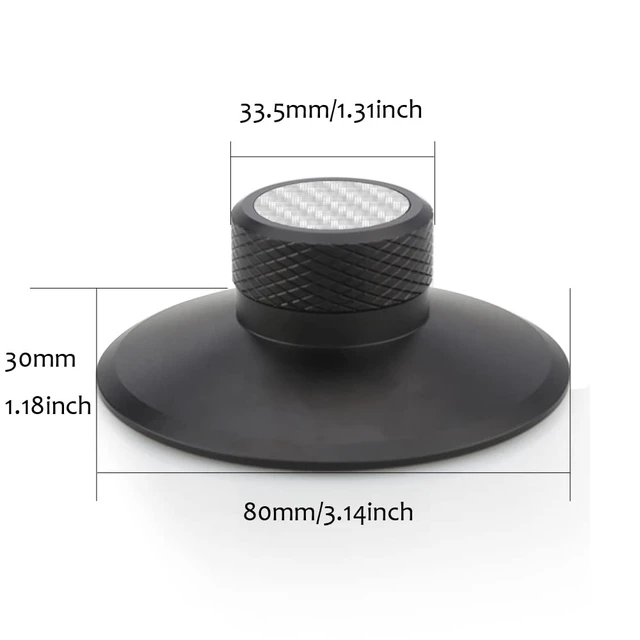 Alt view image 3 of 7 - Record Weight Stabilizer, Aluminum Record Vinyl Disc Weight Turntable Accessories(Black)