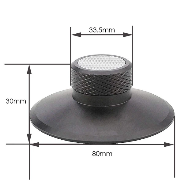 Alt view image 2 of 7 - Record Weight Stabilizer, Aluminum Record Vinyl Disc Weight Turntable Accessories(Black)