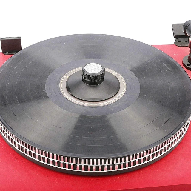 Alt view image 6 of 7 - Record Weight Stabilizer, Aluminum Record Vinyl Disc Weight Turntable Accessories(Black)