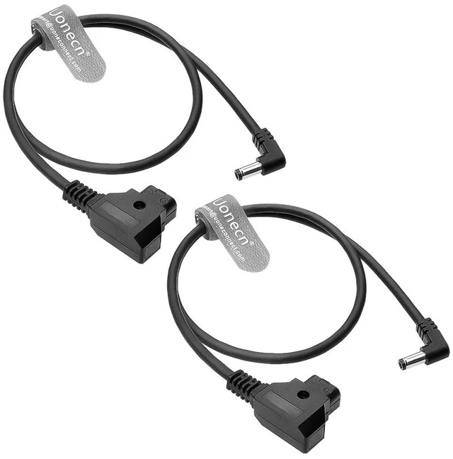 Main image of Dtap to Right Angle DC Power Cable 12V 2.1mm for KiPRO LCD Monitors Lectrosonic Lowel Blender LED PowerTap-Lectro Devices 60 cm / 23.6 inches (2pcs)