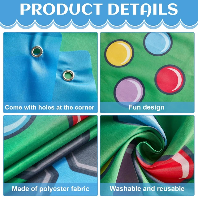 Alt view image 3 of 7 - Large 73inch Video Game Photo Prop Game on Birthday Party Decorations Blue Green Handheld Gaming Console Banner Backdrop Gaming Photo Booth Frame Background for Boys Birthday Gamer Favor Supplies