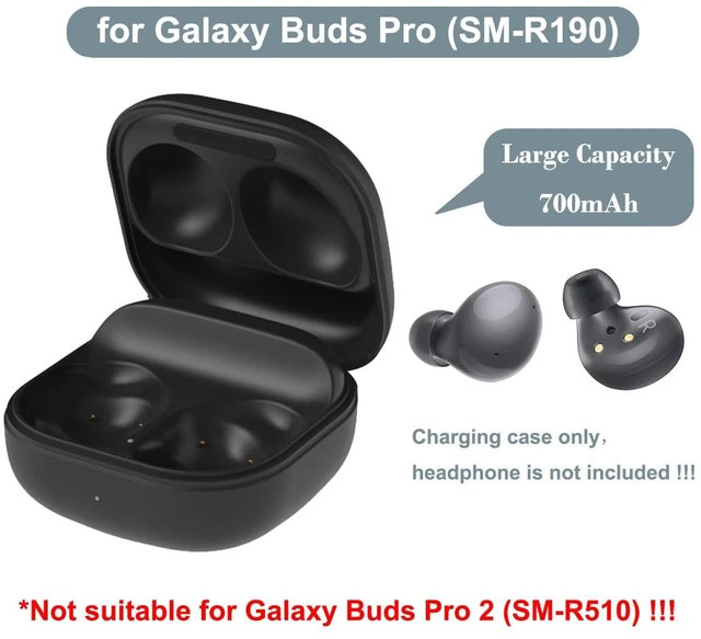 Alt view image 2 of 7 - Charging Case for Samsung Galaxy Buds Pro (SM-R190), Replacement Charger Case Dock Station with USB C Cable for Galaxy Buds Pro Earbuds
