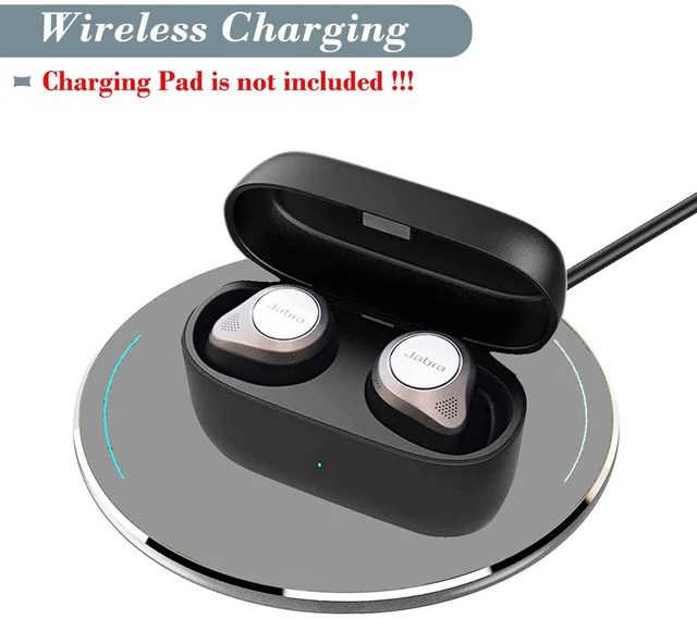 Alt view image 4 of 7 - Charging Case for Jabra Elite 85t, Replacement Charger Case 700mAh Battery for Jabra Elite 85t (Black)