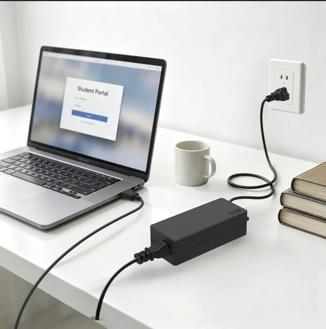 Alt view image 6 of 7 - Universal 65W USB-C Laptop Charger Compatible with HP Chromebook Lenovo Acer Asus Google Computer Chromebook Charger Type C Power AC Adapter