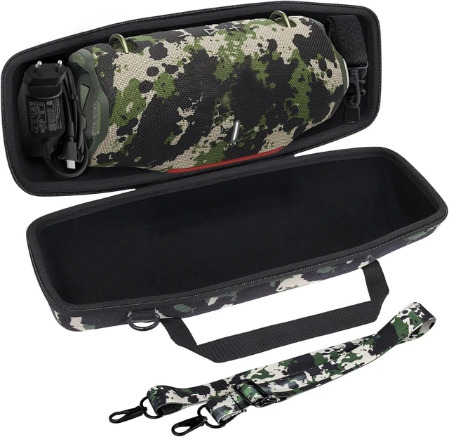 Main image of Hard Travel Case for Xtreme 4 Portable Bluetooth Speaker, Camo Portable Storage, Space For Speaker Accessories, Organized Interior, Protective Zippered Shell, Carry Handle, Shoulder Strap