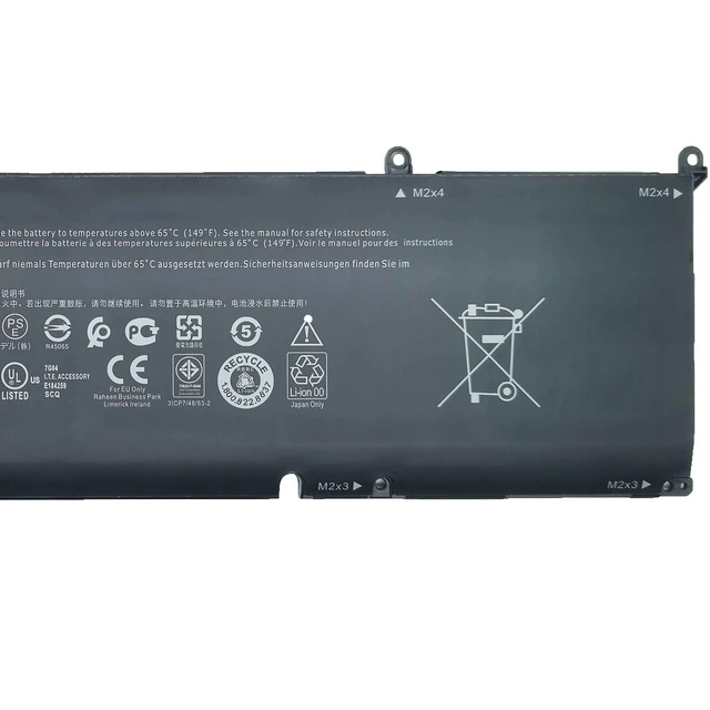 Alt view image 3 of 5 - 69KF2 Laptop Battery 86Wh 7167mAh 11.4V 0P8P1P 0DVG8M 70N2F Compatible with Dell Alienware M15 R3 R4 R5 R6 R7 / M16 R1 / M17 R3 R4 / XPS 9500 9510 / Inspiron 15 7510 Series