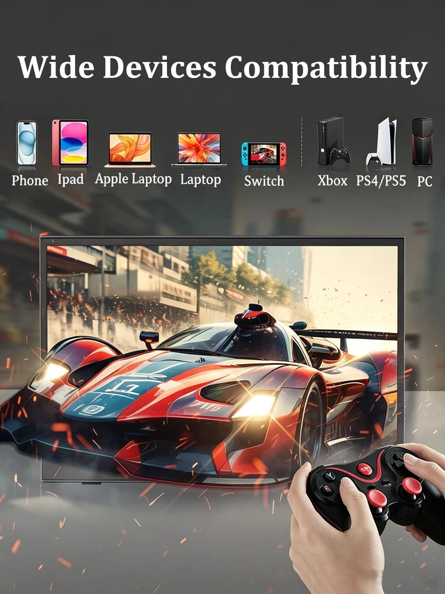 Alt view image 5 of 7 - Portable Monitor, 15.6'' 1080P USB C HDMI Portable Second External Monitor 60Hz IPS HDR Ultra-Thin Dual USB-C HDMI Portable External Screen for Laptop