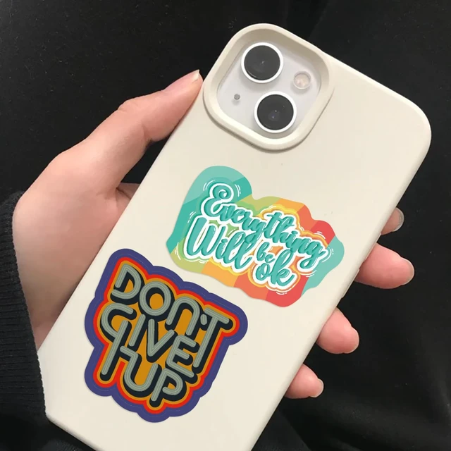 Alt view image 5 of 7 - 312 Unique Inspirational Quote Stickers, Positive Affirmation Vinyl Decals for Laptop Water Bottle Journal Phone Case Scrapbook DIY