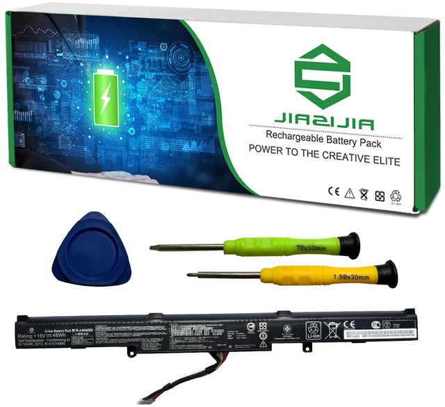Main image of A41N1501 Laptop Battery Replacement for Asus Rog G752VW GL752 GL752JW GL752V GL752VLM GL752VW GL752VW-DH74 GL752VWM N552 N552V N552VW N552VX N752 N752V Series A41LK9H L41LK2H 15V 48Wh 3100mAh