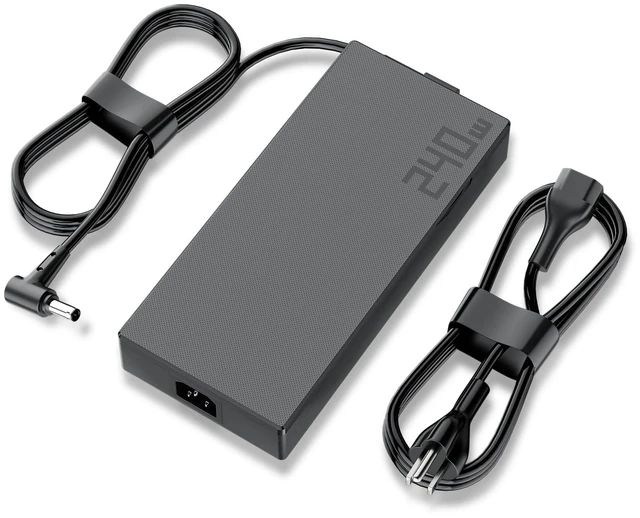 Main image of 240W ADP-240EB B Adapter Compatible with ASUS Gaming Laptop 20V 12A Charger Tuf Gaming F15 F17 A15 A17 Rog Strix G15 G17 Rog Zephyrus G14 G15 G16 M16 S15 S17 a20-240p1a Stable Power Supply Cord