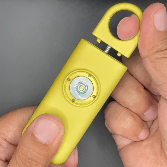 Alt view image 3 of 4 - Personal Safety Alarm Rechargeable (Yellow)
