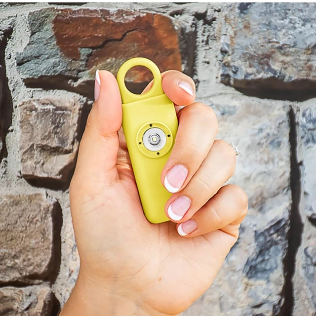 Alt view image 2 of 4 - Personal Safety Alarm Rechargeable (Yellow)