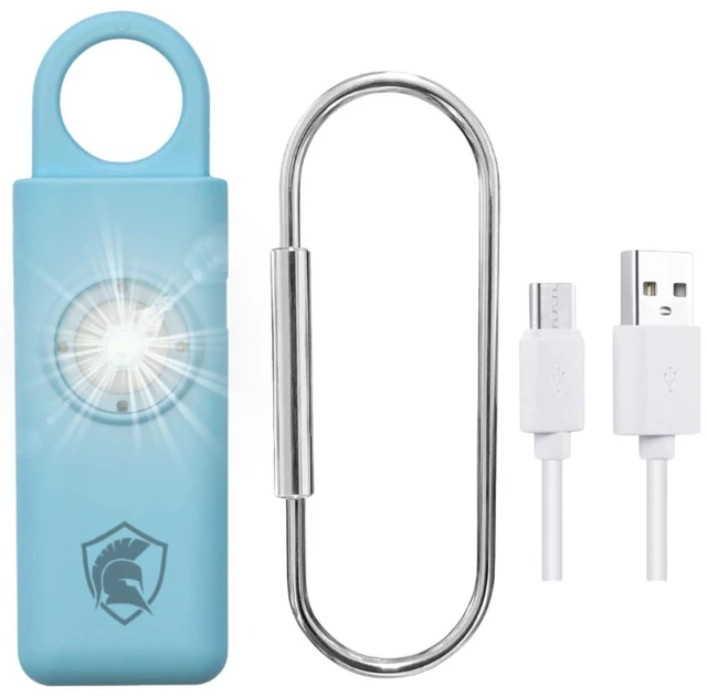 Main image of Personal Safety Alarm Rechargeable (Sky Blue)