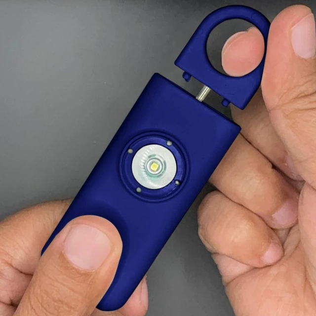 Alt view image 3 of 4 - Personal Safety Alarm Rechargeable (Indigo)