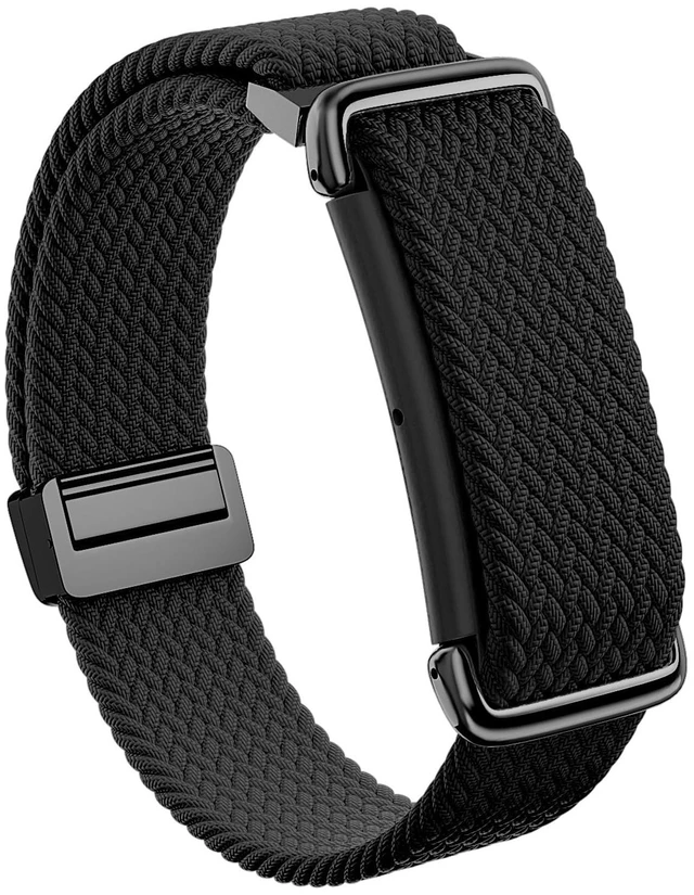 Main image of Magnetic Braided Band Compatible with Google Fitbit Air, Nylon Strap Stretchy, breathable design with a magnetic metal clasp, snap-in holder and adjustable fit for 5.98.3 in wrists