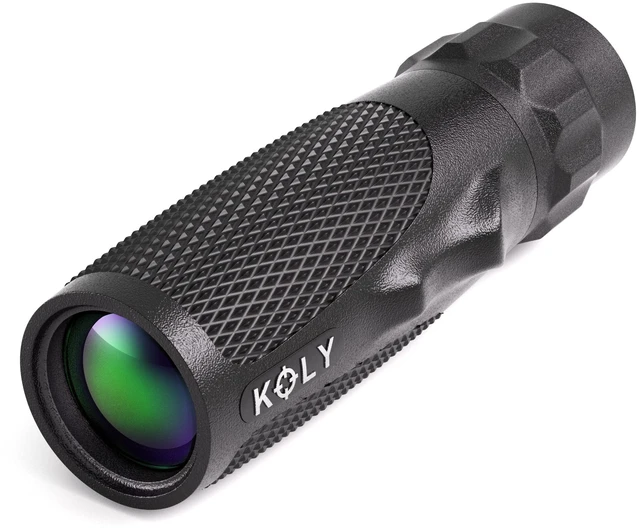 Main image of BAK-4 Prism 10X25 Monocular Telescope, Compact Weather Resistant Scope with Snake Skin Grip, Designed for Bird Watching, Hiking, Hunting, Archery, and More, 10X Magnification, Black