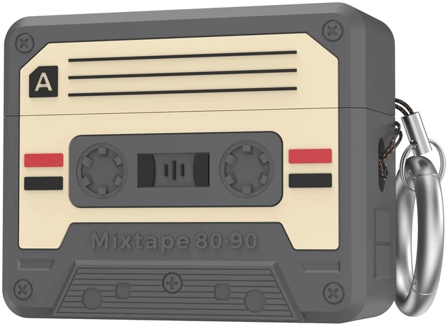 Main image of for AirPods Pro 3 Case - 2025 Retro Silicone Mixtape Design Case for Apple AirPods Pro 3rd Generation, Cute Cassette Airpod pro 3 Case Cover for Men/Women (Deep Grey)