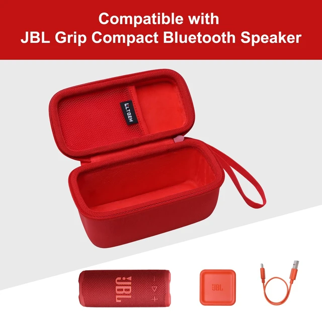 Alt view image 7 of 7 - LTGEM Case for JBL Grip Portable Bluetooth Speaker Hard EVA Shell, Water-Resistant, Shock Protection, Scratch-Resistant Interior, Portable Travel Storage Case Only