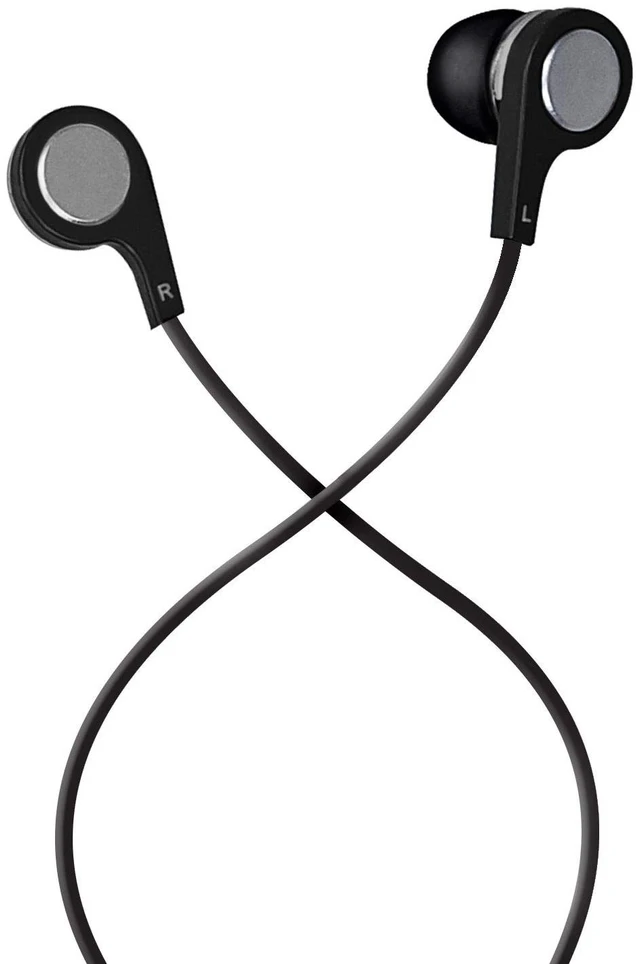 Main image of 199621 Soft Silicone Rubber Ear Tip Comfortable Extended Listening Copper Coil for Heavy Bass In-Ear Bud With Microphone, Black