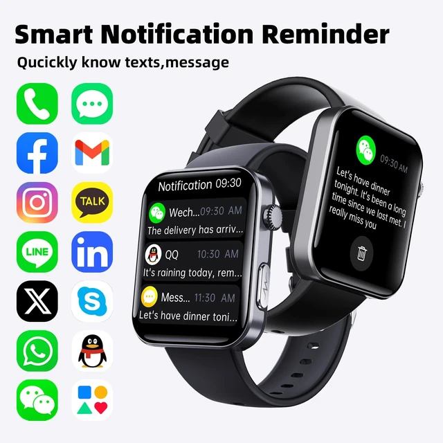 Alt view image 5 of 7 - Gen F300 Smart Health Fitness Watch Body Composition Estimation (Black) IP68 Waterproof for running swimming 130 Plus Sport Modes Sleep Tracker Heart Rate Blood Oxygen Monitor For Android iOS