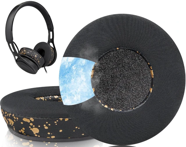 Main image of Professional Ear Pads Cushions Replacement for Beats EP Wired On-Ear Headphones, Ear Pads with High-Density Noise Isolation Foam - EP CG Black Gold