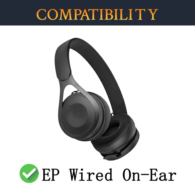 Alt view image 2 of 3 - Professional Ear Pads Cushions Replacement for Beats EP Wired On-Ear Headphones, Ear Pads with High-Density Noise Isolation Foam - EP CG Black Gold