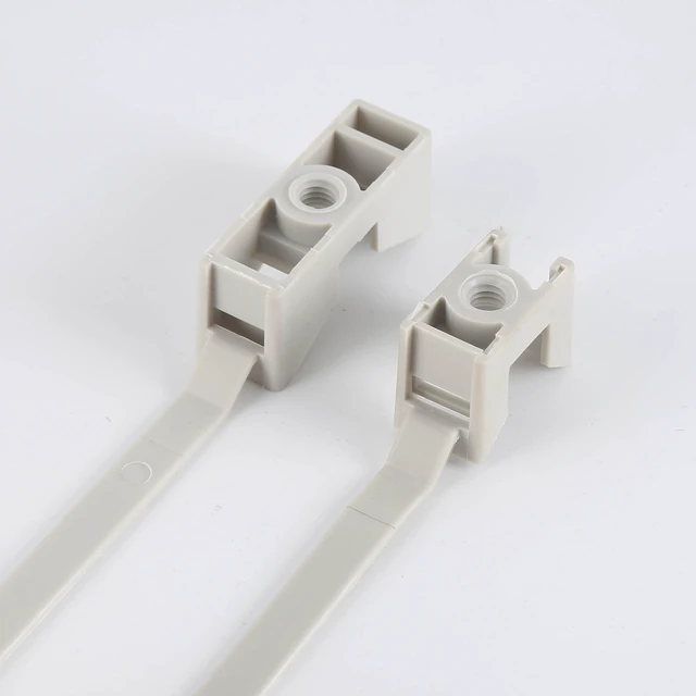Alt view image 5 of 7 - 7" Saddle Mounting Zip Tie,Pipe Bracket Clamps,Pipe hanger,for Rigid Insulating Tubes(pack of 50 Pcs)