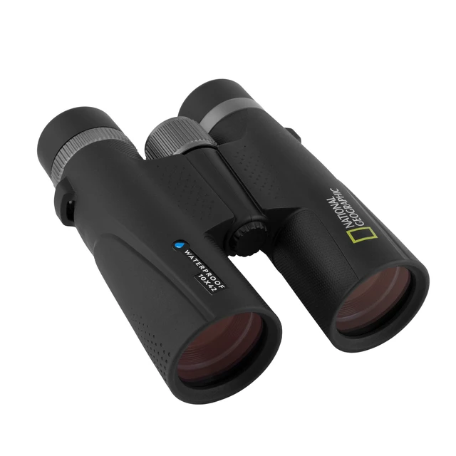 Alt view image 2 of 7 - National Geographic Waterproof 10x42 Fully Coated Roof Prism Adult Binoculars with Harness for Bird Watching Hunting Hiking Outdoor Activities Travel and Sports