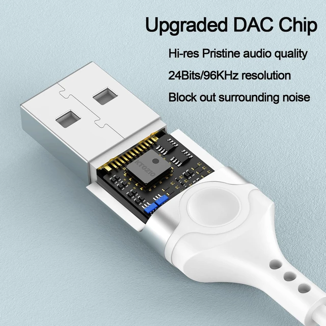 Alt view image 6 of 7 - USB in-Ear Headphones, USB PC Earbuds for PC/PS4/PS5, White Gaming Earphone Headset with Microphone for Live Conference, Video Calls, Broadcasting, On-line Work