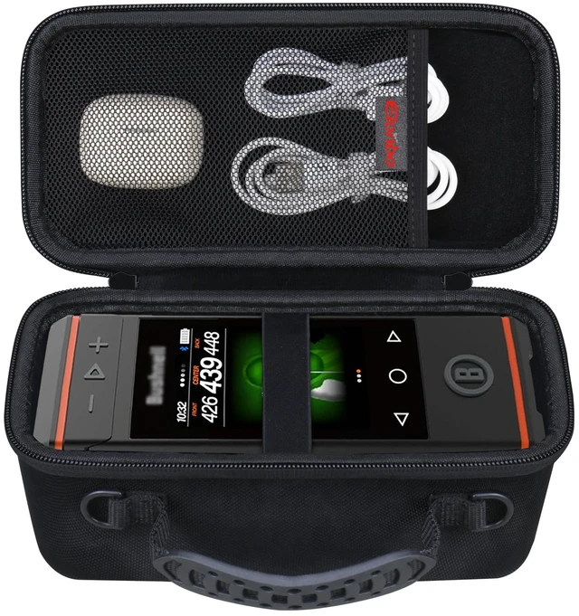 Main image of Carrying Case for Bushnell Golf Wingman HD GPS Speaker, Black Golf GPS Speaker and Handheld GPS Rangefinder Hard Travel Bag, with Mesh Pocket Handle Double Zipper, for Protective Storage