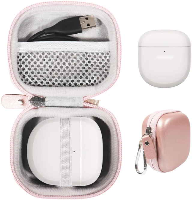 Main image of Case for NEW Bose QuietComfort Ultra Wireless Noise Cancelling Earbuds, Bose QuietComfort Earbuds II Wireless Noise Cancelling in-Ear Headphones (Rose Gold)