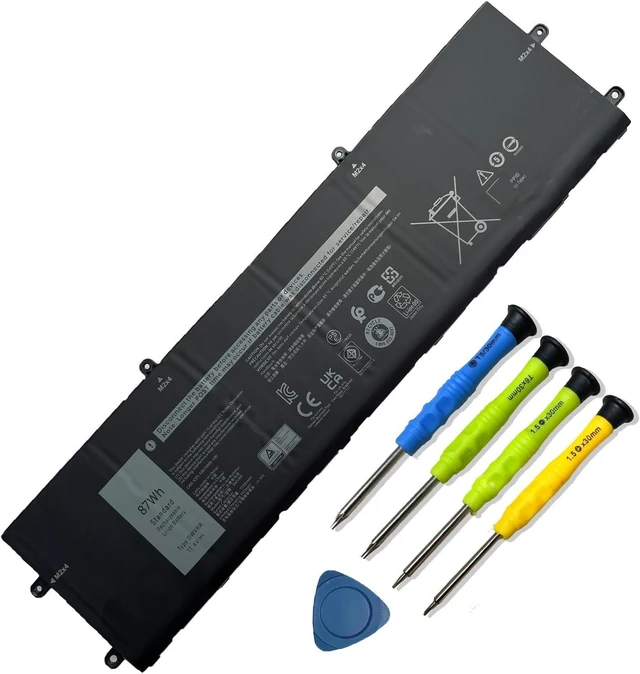 Main image of Mobik 87Wh DWVRR Laptop Battery Replacement for Dell Inspiron 16 7620 2-in-1 Alienware X15 R1 R2 Alienware x17 R1 R2 Series 817GN 0NR6MH 0017GN NR6MH 0NR6MH 11.4V 6-Cell