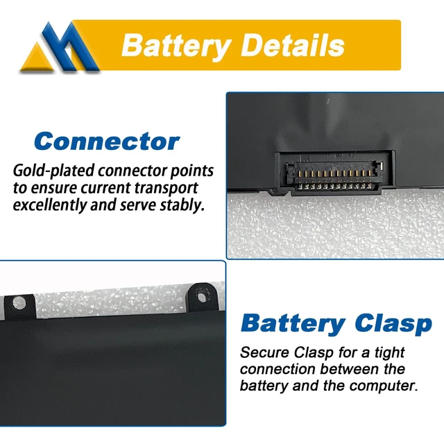 Alt view image 4 of 6 - Mobik 87Wh DWVRR Laptop Battery Replacement for Dell Inspiron 16 7620 2-in-1 Alienware X15 R1 R2 Alienware x17 R1 R2 Series 817GN 0NR6MH 0017GN NR6MH 0NR6MH 11.4V 6-Cell
