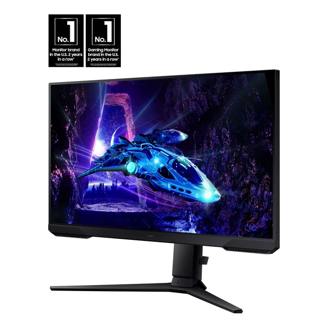 Alt view image 2 of 7 - 24-Inch Odyssey G3 (G30D) Series FHD Gaming Monitor, 1ms, 180Hz, AMD FreeSync, Adjustable Stand, Black Equalizer, Virtual Aim Point, Eye Saver Mode, Flicker-Free, LS24DG302ENXZA, 2024