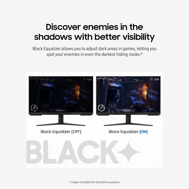 Alt view image 6 of 7 - 24-Inch Odyssey G3 (G30D) Series FHD Gaming Monitor, 1ms, 180Hz, AMD FreeSync, Adjustable Stand, Black Equalizer, Virtual Aim Point, Eye Saver Mode, Flicker-Free, LS24DG302ENXZA, 2024