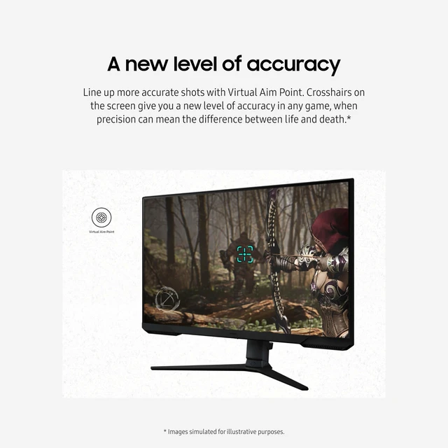Alt view image 7 of 7 - 24-Inch Odyssey G3 (G30D) Series FHD Gaming Monitor, 1ms, 180Hz, AMD FreeSync, Adjustable Stand, Black Equalizer, Virtual Aim Point, Eye Saver Mode, Flicker-Free, LS24DG302ENXZA, 2024