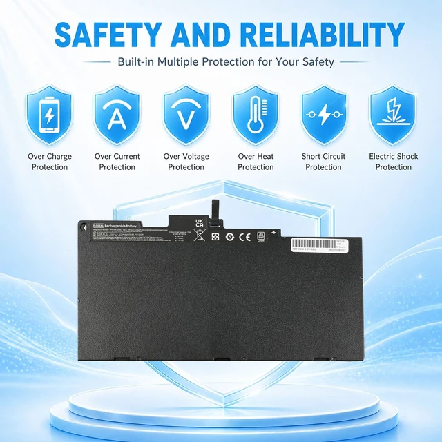Alt view image 5 of 7 - CS03XL Battery for HP Elitebook 745 755 840 848 850 G3 Laptop Laptop Battery for 800513-001 800231-1C1 800513-001 CS03 CS03046XL HSTNN-IB6Y HSTNN-UB6S HSTNN-I33C-4