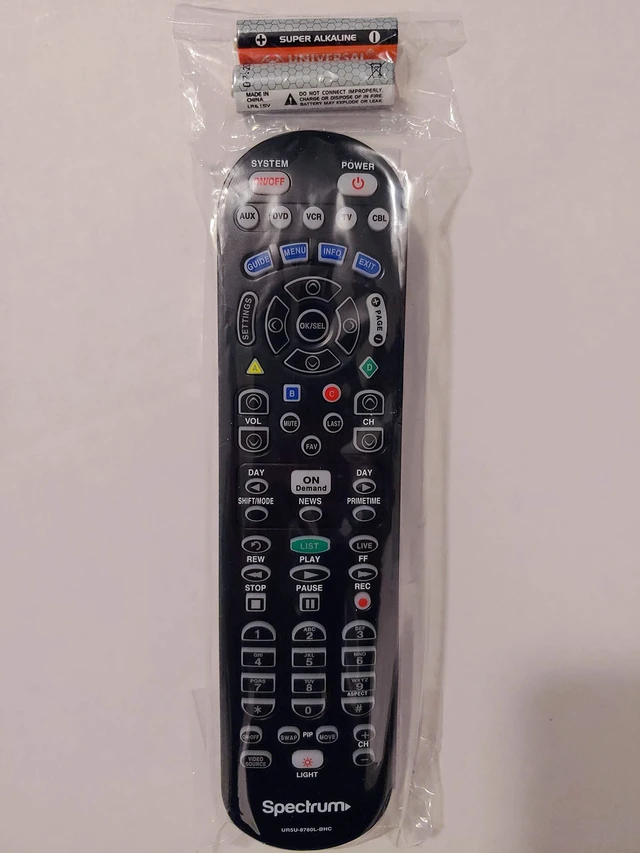 Main image of Remote Control 3 Types To Choose FromBackwards compatible with Time Warner, Brighthouse and Charter cable boxes (Pack of One, UR5U-8780L)