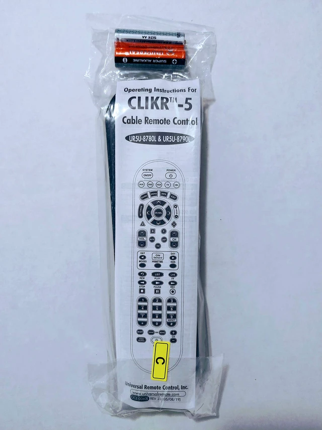 Alt view image 2 of 2 - Remote Control 3 Types To Choose FromBackwards compatible with Time Warner, Brighthouse and Charter cable boxes (Pack of One, UR5U-8780L)