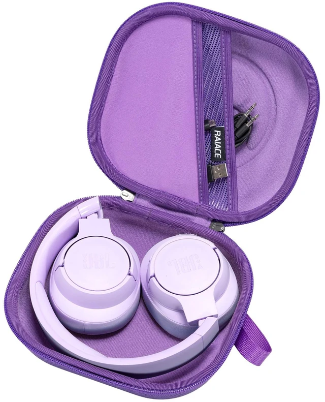 Main image of Hard Storage Case Compatible with JBL Tune 520BT 510BT 500BT 660NC 770NC, for JBL Live 770NC 760NC 460NC 660NC Headphones and More Headset, Travel Carrying Bag.(Case Only)-Purple