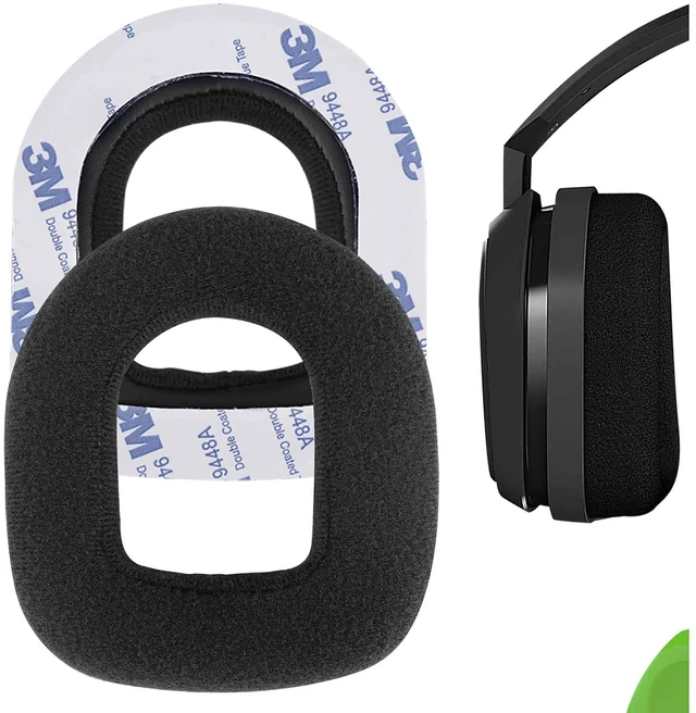 Main image of Comfort Velour Replacement Ear Pads for Astro A10 Gaming Headset Headphones Ear Cushions, Repair Parts with Video Guide (Black)