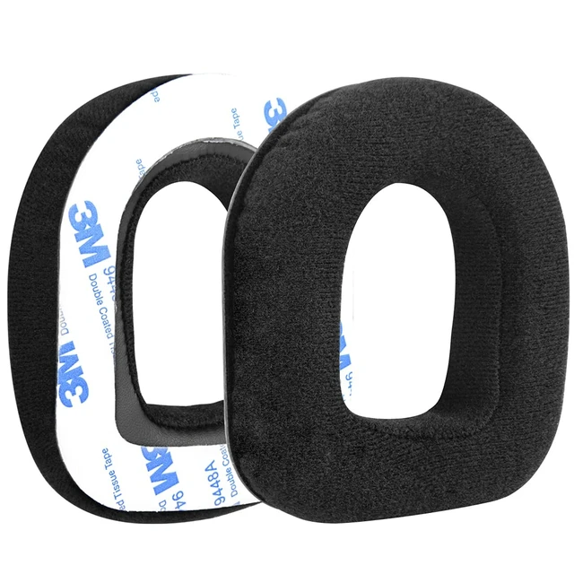 Alt view image 2 of 7 - Comfort Velour Replacement Ear Pads for Astro A10 Gaming Headset Headphones Ear Cushions, Repair Parts with Video Guide (Black)