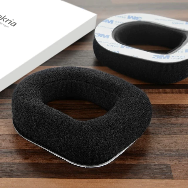 Alt view image 4 of 7 - Comfort Velour Replacement Ear Pads for Astro A10 Gaming Headset Headphones Ear Cushions, Repair Parts with Video Guide (Black)