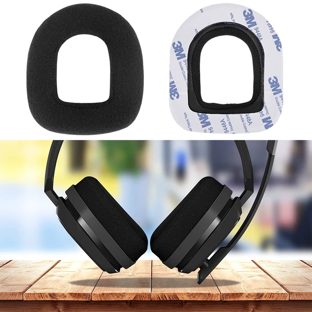 Alt view image 5 of 7 - Comfort Velour Replacement Ear Pads for Astro A10 Gaming Headset Headphones Ear Cushions, Repair Parts with Video Guide (Black)