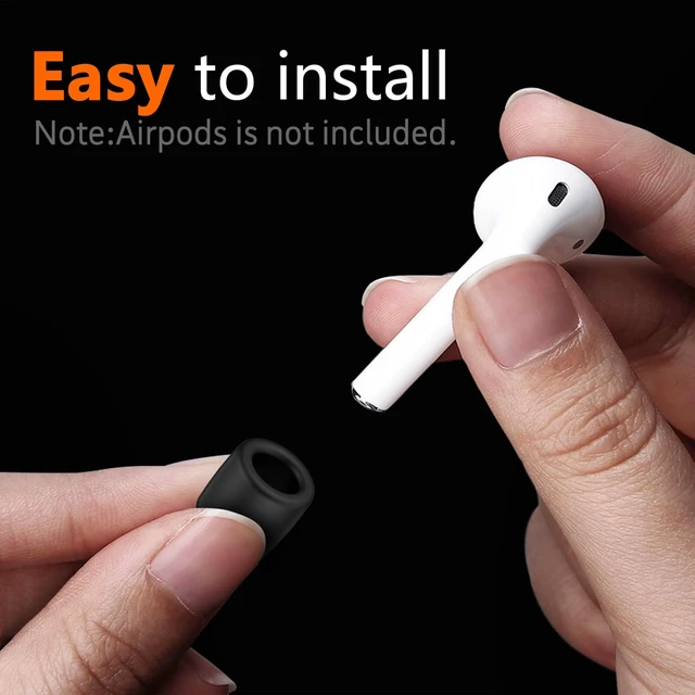 Alt view image 2 of 7 - for Airpods Pro 3/2/1 Airpod 4/3/2/1 Silicone Neckband Strap Magnetic Lightweight Airpod Holder Skin-Friendly, Anti-Lost Wire Cord for Gym (Orange)