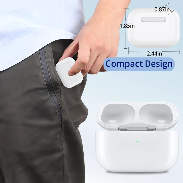 Alt view image 7 of 7 - Wireless Charging Case only Compatible with AirPods Pro 3rd 2025